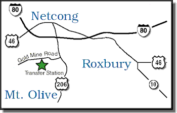 Mt. Olive Transfer Station Location Map