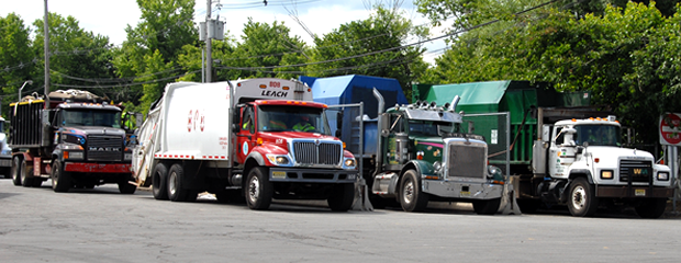 Image of queuing area at the Parsippany transfer station