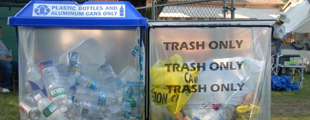 Image of clear stream containers