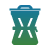 image of waste reduction icon