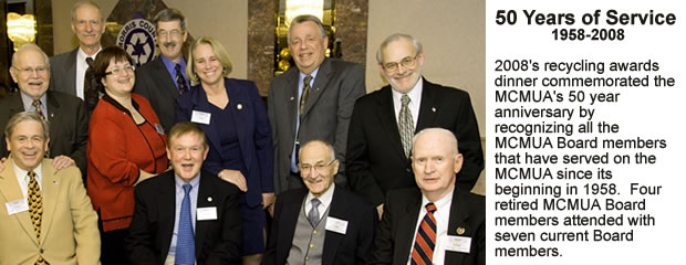 image of 2008 50 Years of Service and Board Members