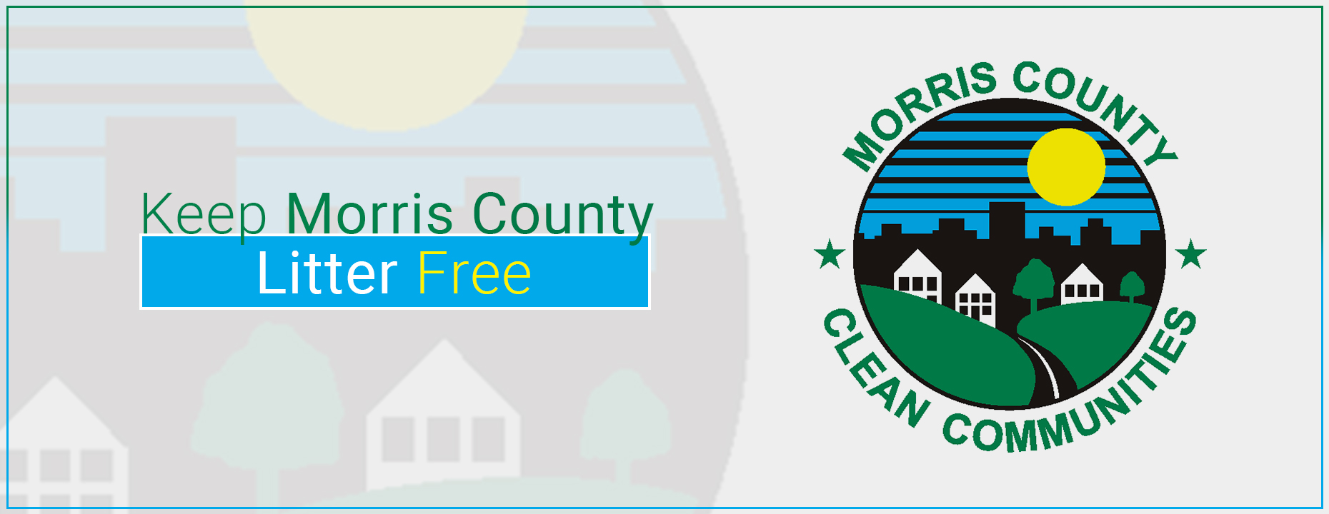Keep Morris County Litter Free