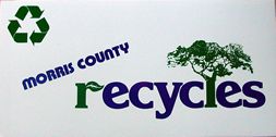 image of decal Morris County Recycles - Tree