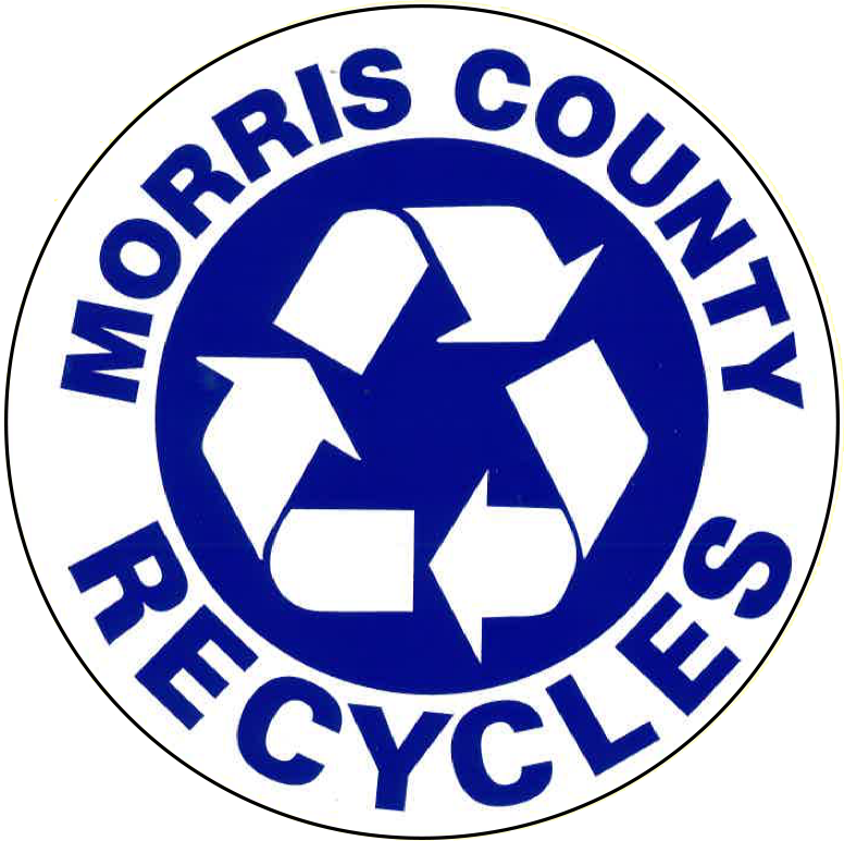image of decal Morris County Recycles - Round